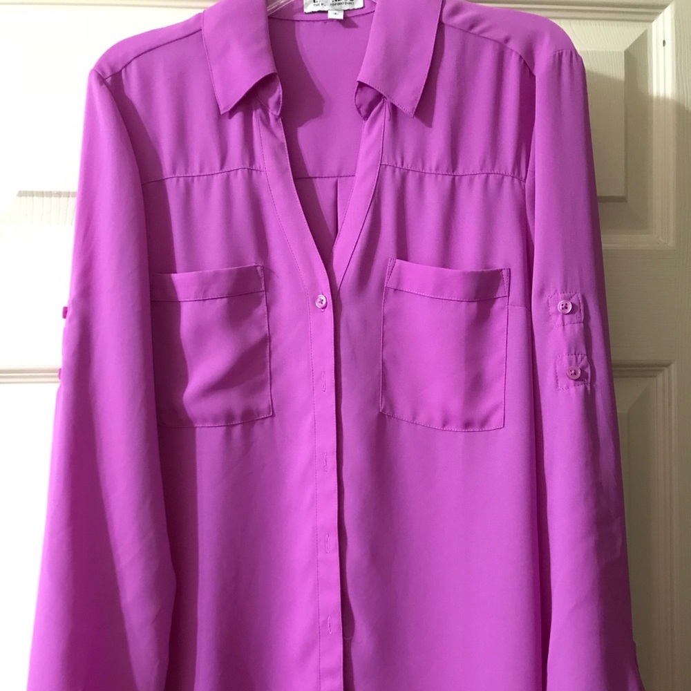 Express Original Fit Portofino Shirt; Size Small